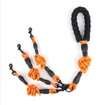 Anti-Tangle 3 Way Multi Dog Leash, Reflective Rope Dog Walking Lead with Padded Soft Handle for 3 Dogs - Image 4