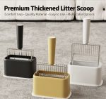 Premium Thickened Metal Cat Litter Scoop With Storage Box - Image 2