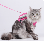 Tactical Camo Cat Harness with Top Handle, Reflective Escape Proof Adjustable Large Cat Walking Vest with Patch Panel - Image 5
