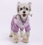 Graphene Lined Dog Four-Legged Puffer Jacket, Waterproof Windproof Color Block Winter Pet Coat With Harness Hook For Small Dogs - Image 8