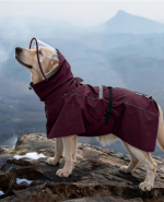 Dog Stormproof Raincoat with Clear Face Shield, Reflective Waterproof Dog Rain Jacket for Medium Large Dogs - Image 6