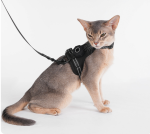 H-Shape Escape Proof Cat Harness Leash Set, Compatible with GPS Tracker, Reflective Adjustable Kitten Walking Vest Harness - Image 4