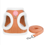 Warm Fleece Pet Harness and Leash Set, Corduroy Vest Harness For Small Dogs & Cats - Image 7